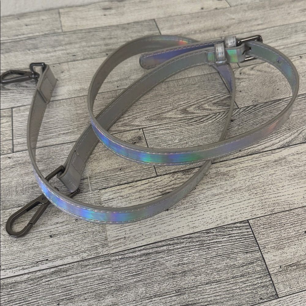 Sharif Holographic Iridescent Satchel - Silver Shift - Picture 12 of 14